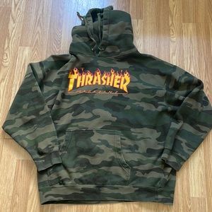 Camo Trasher Hoodie